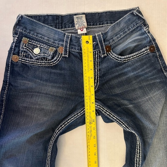 True Religion Section Ricky crop capri relaxed pants Sz-30x26 w/zip n button. W1 - Picture 10 of 10
